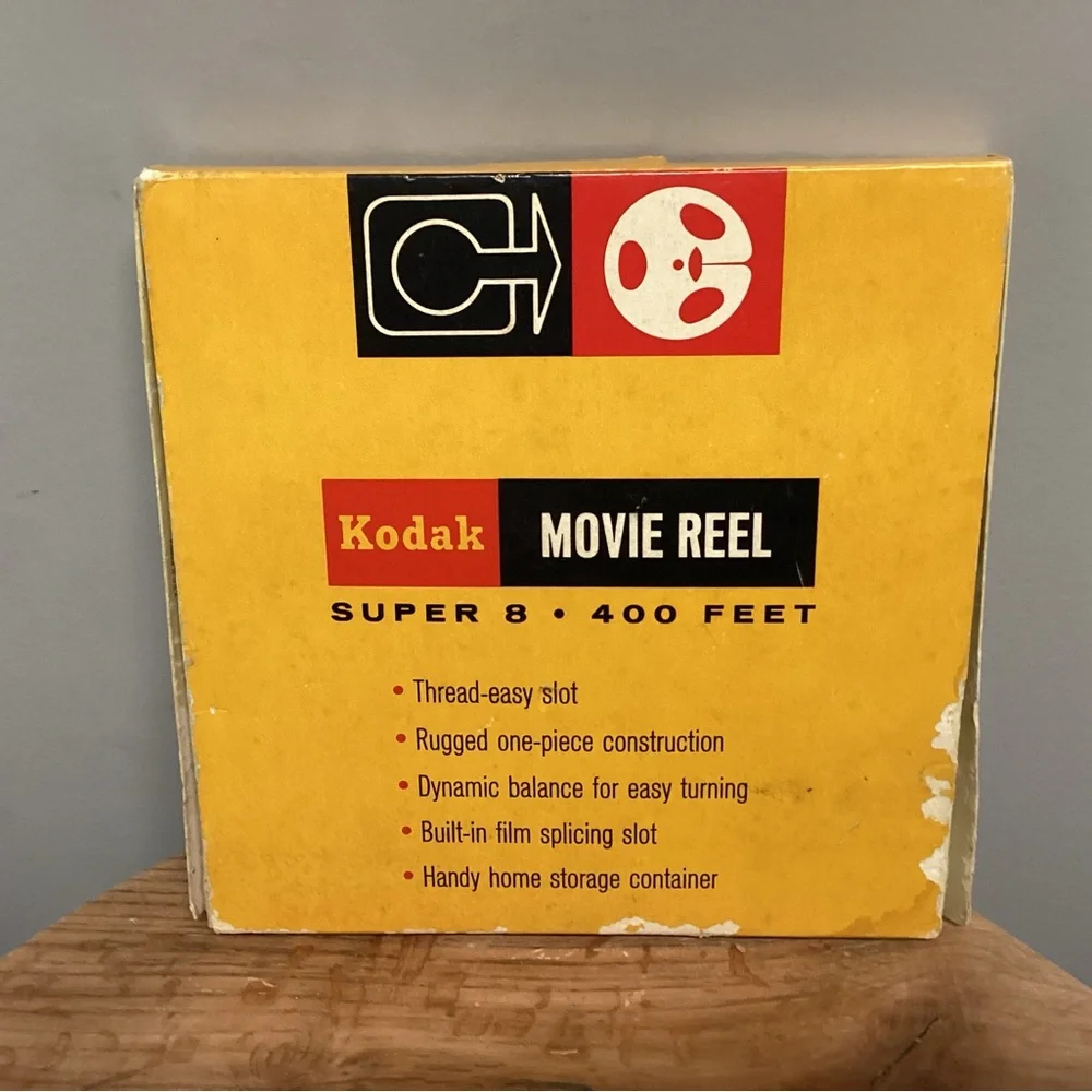 🟡 Vintage - Never Used - Kodak Movie Reel - Super 8 - 400 Feet - Made In USA